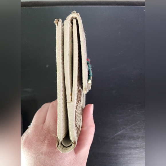 Gucci Compact Princy Wallet with Sherry Line Ribbon Bow GG Monogram Canvas - Picture 3 of 16